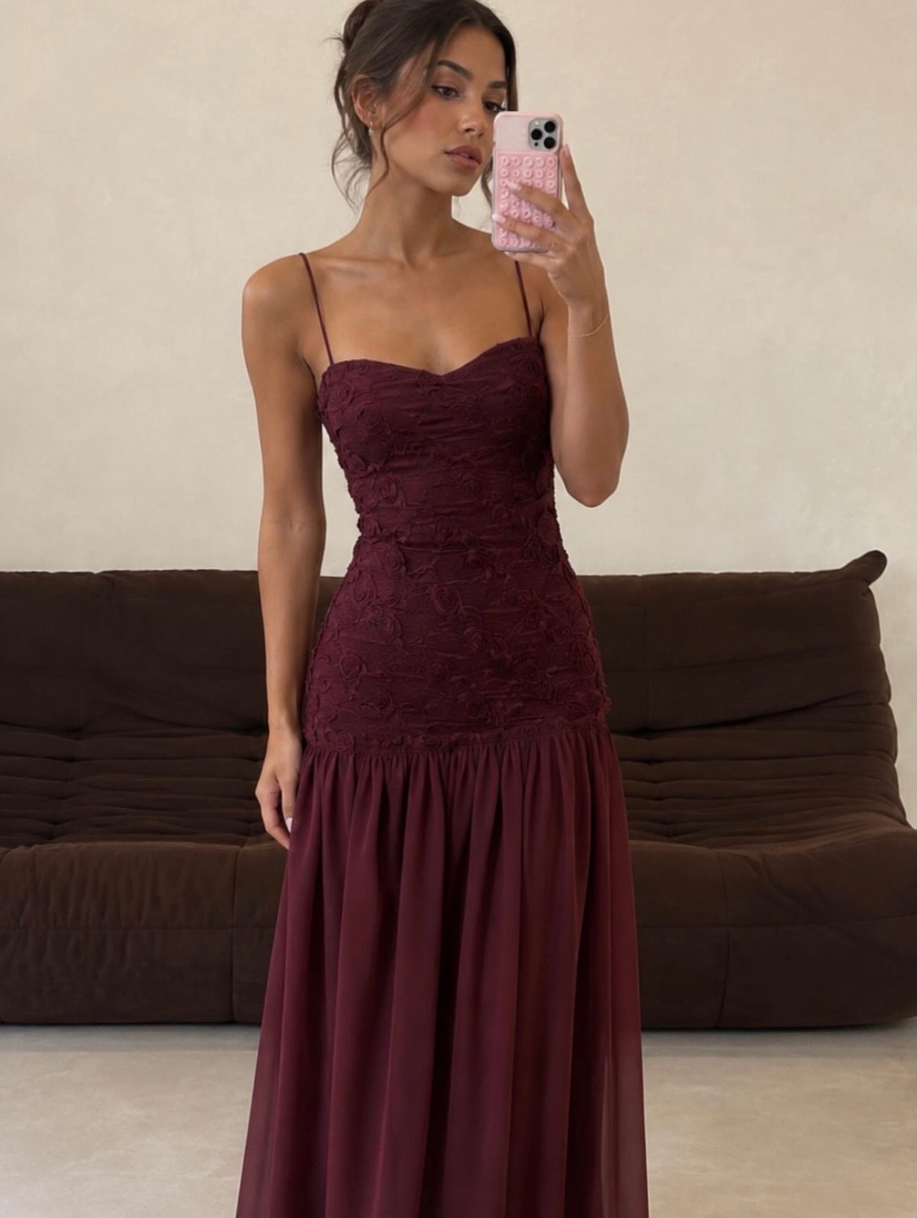 Renata Dress - Port