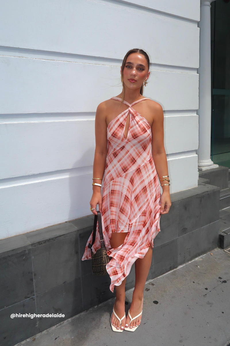 Lolita Midi Dress Pink