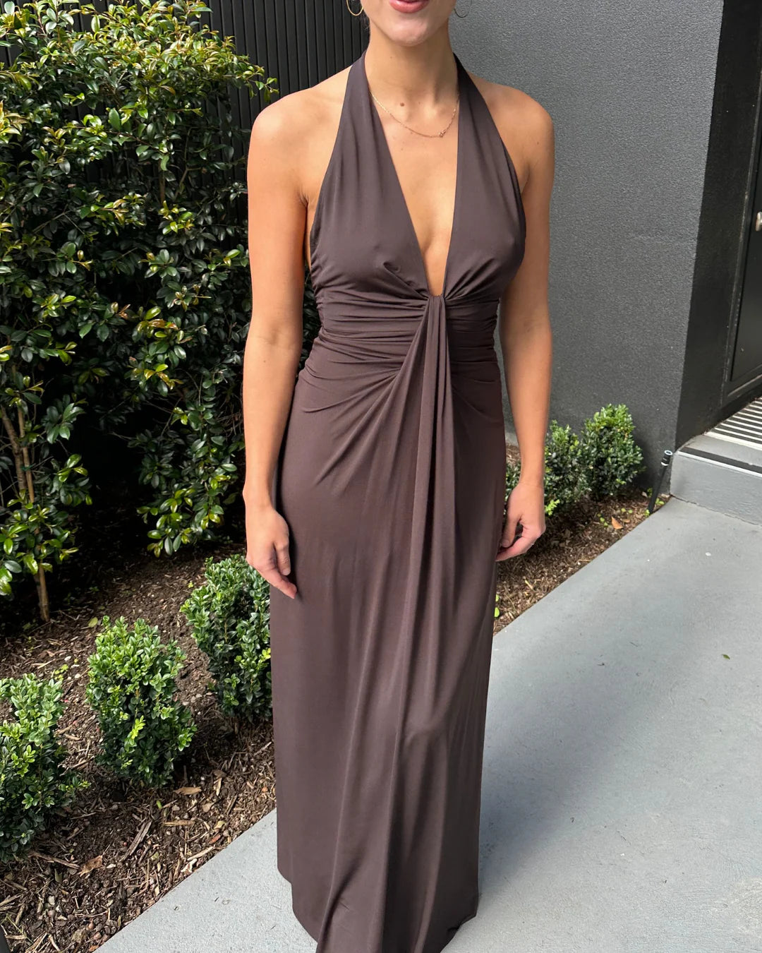 Tillie Drape Maxi Dress