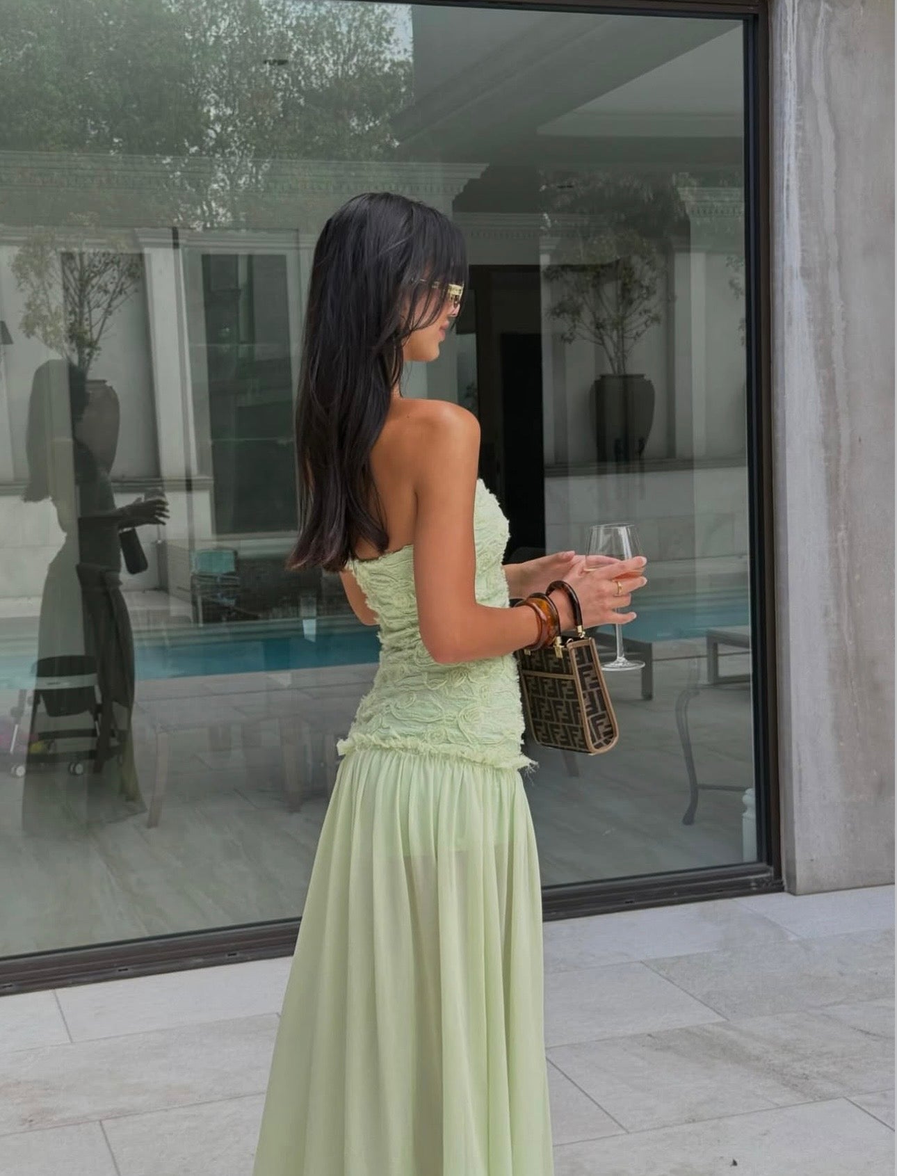 Renata Dress - Mint