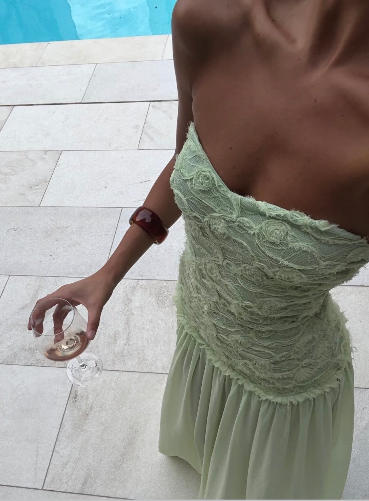 Renata Dress - Mint