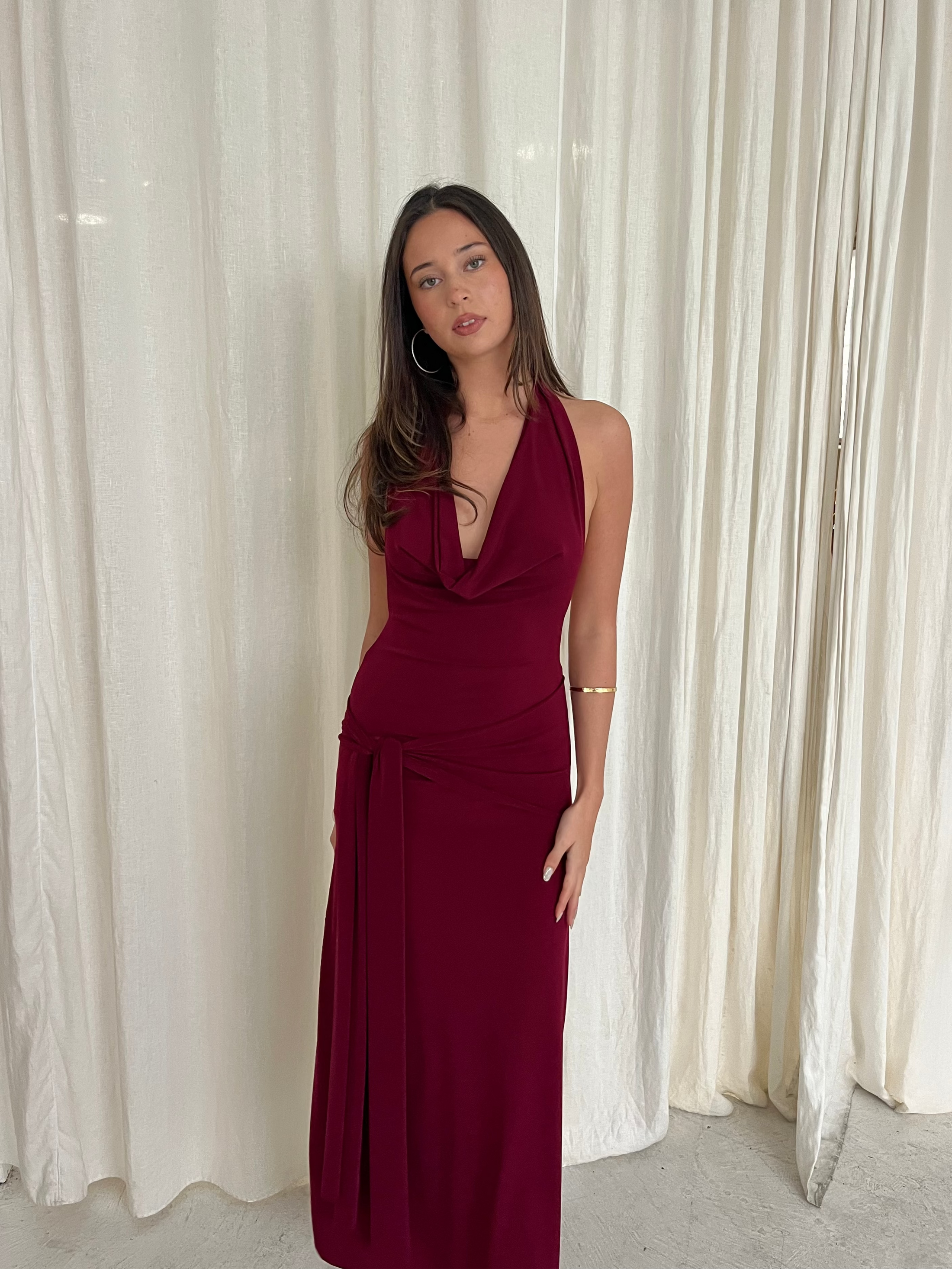 Nadia dress - Burgundy