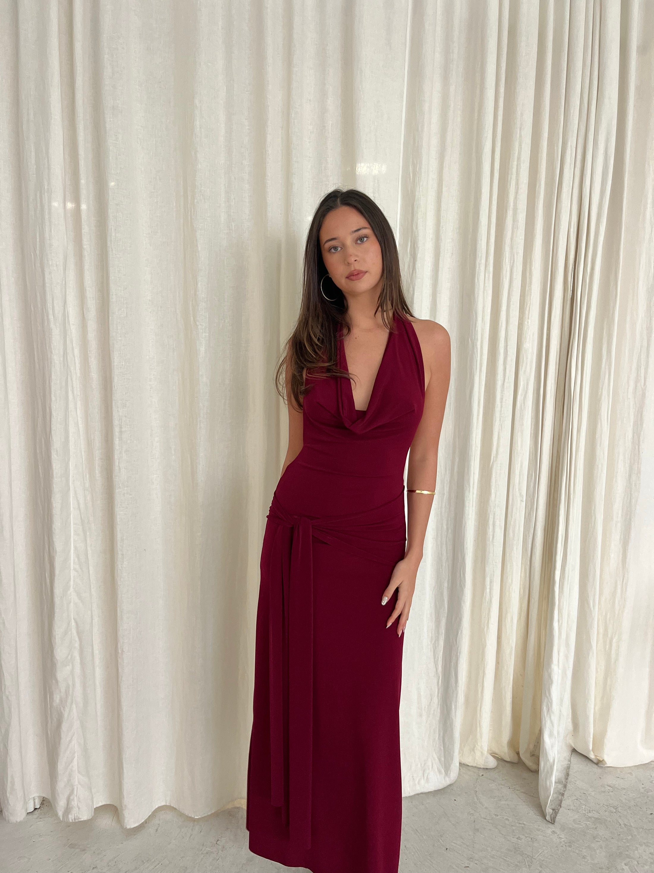 Nadia dress - Burgundy