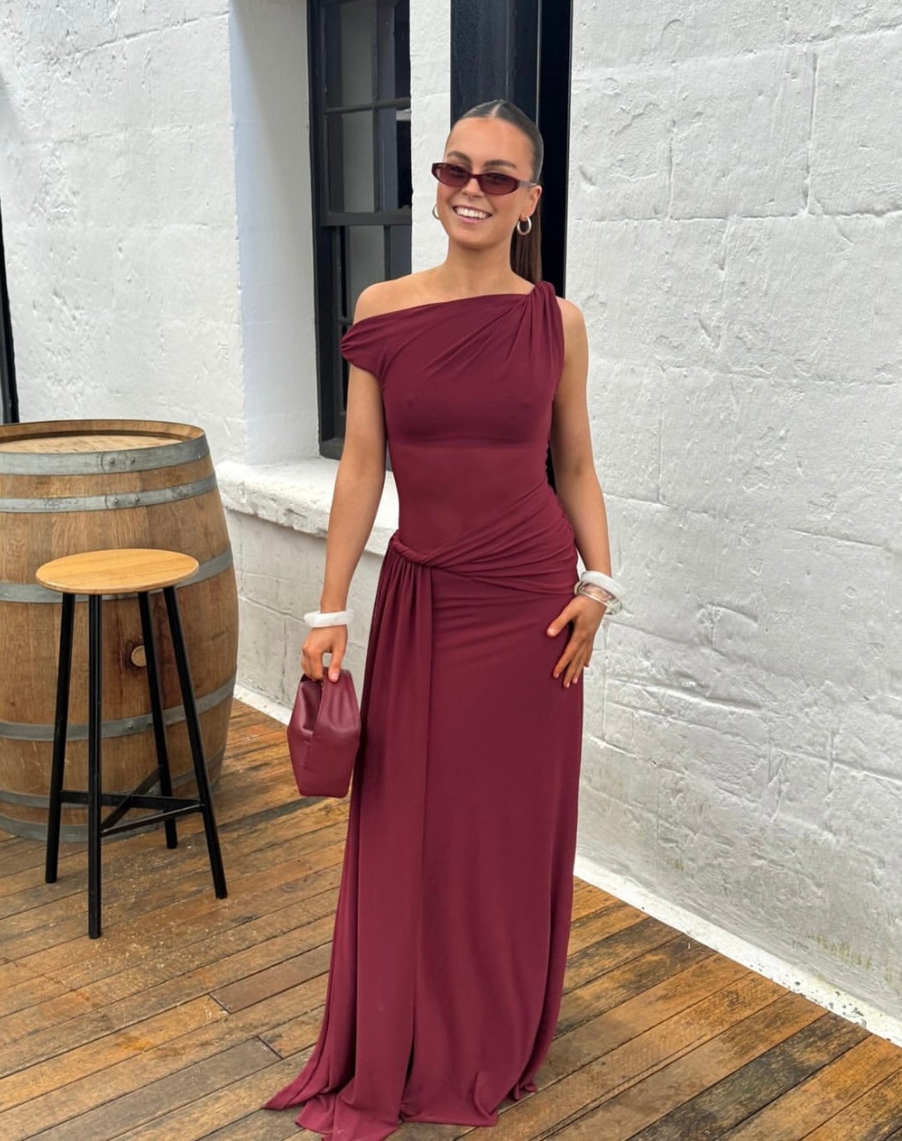 Sisal Mesh Dress - Port