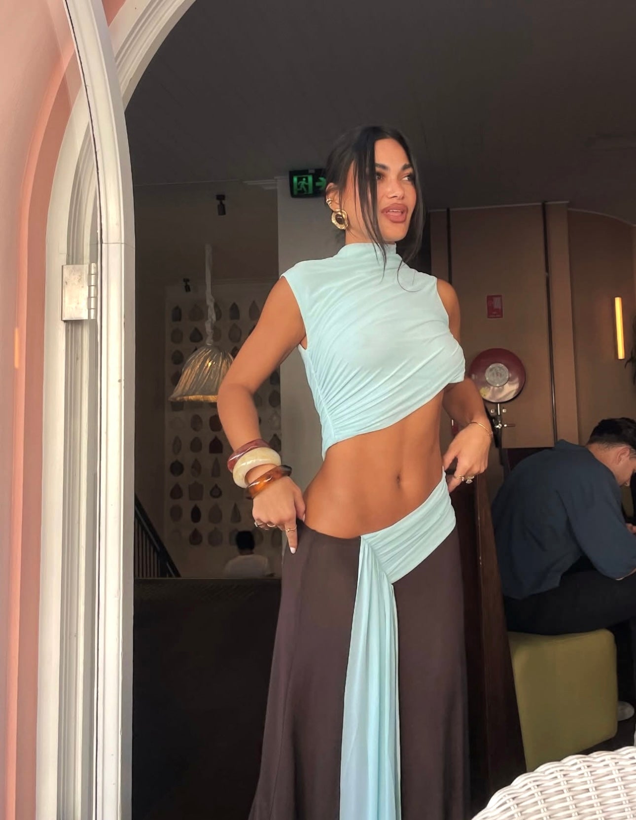 Conni Asym Midi Dress