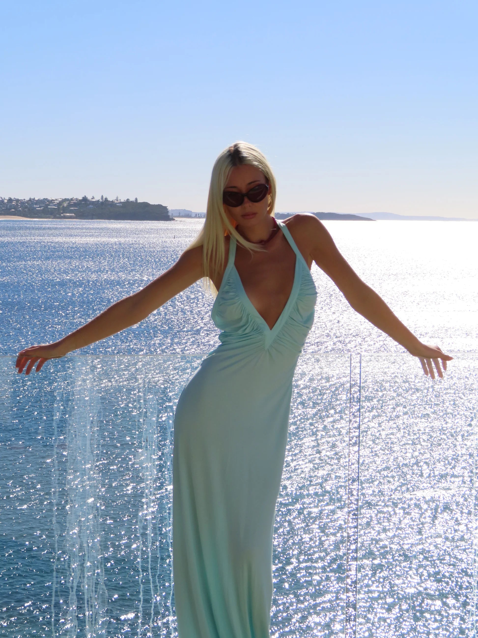 Angelina Maxi - Aqua