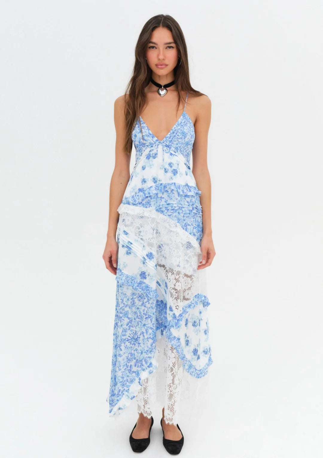 Rosalyn Maxi Dress - Blue