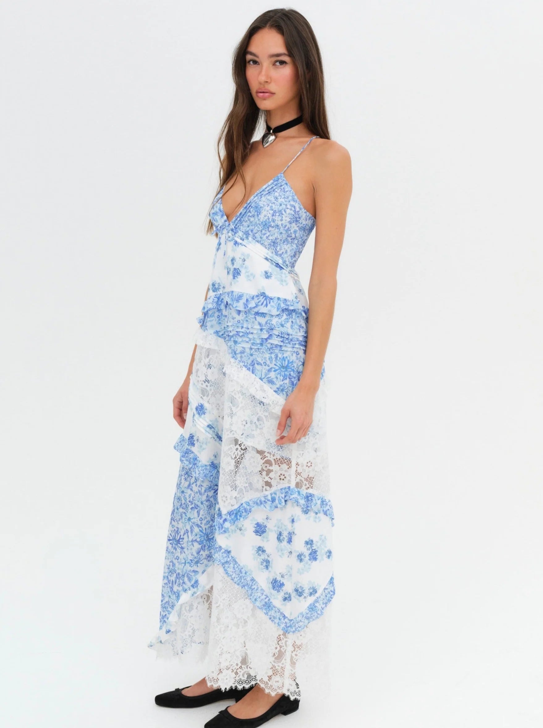 Rosalyn Maxi Dress - Blue