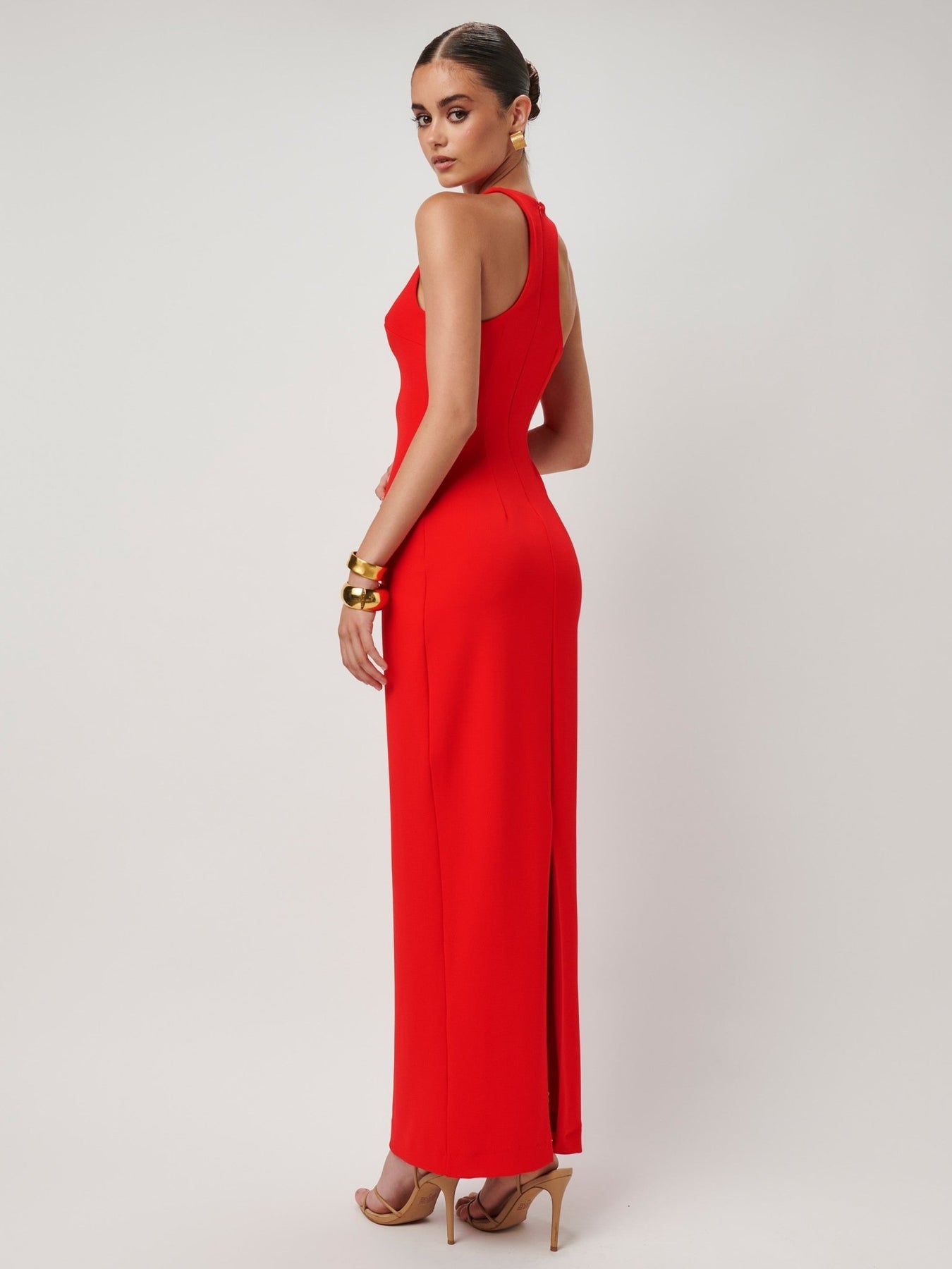 Eiza Gown - Cherry Red