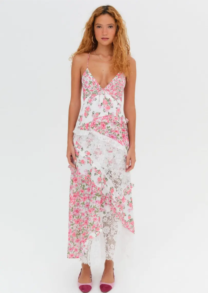 Rosalyn Maxi Dress - Pink